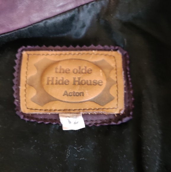 The Olde Hide House Leather Suede Jacket Size 12 - Picture 5 of 10